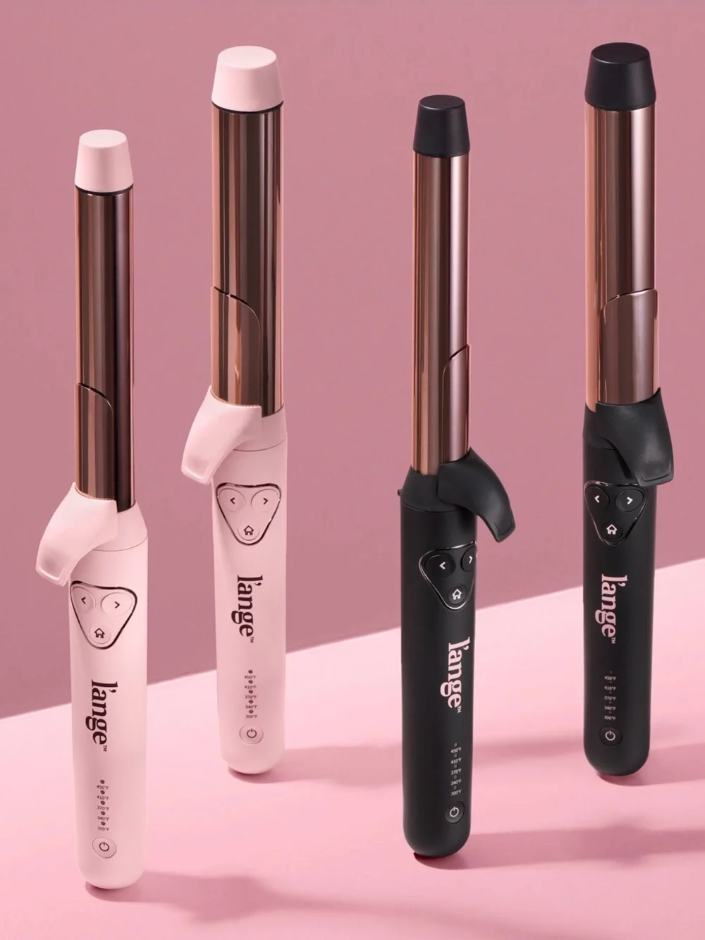 Lange Pink Curling Iron with Rose Gold Barrel